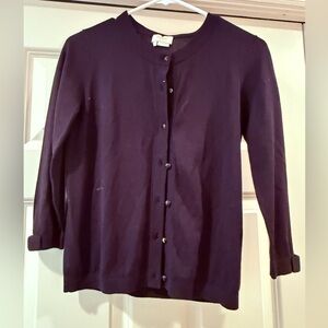 kate spade Deep Blue Button-Up Cardigan